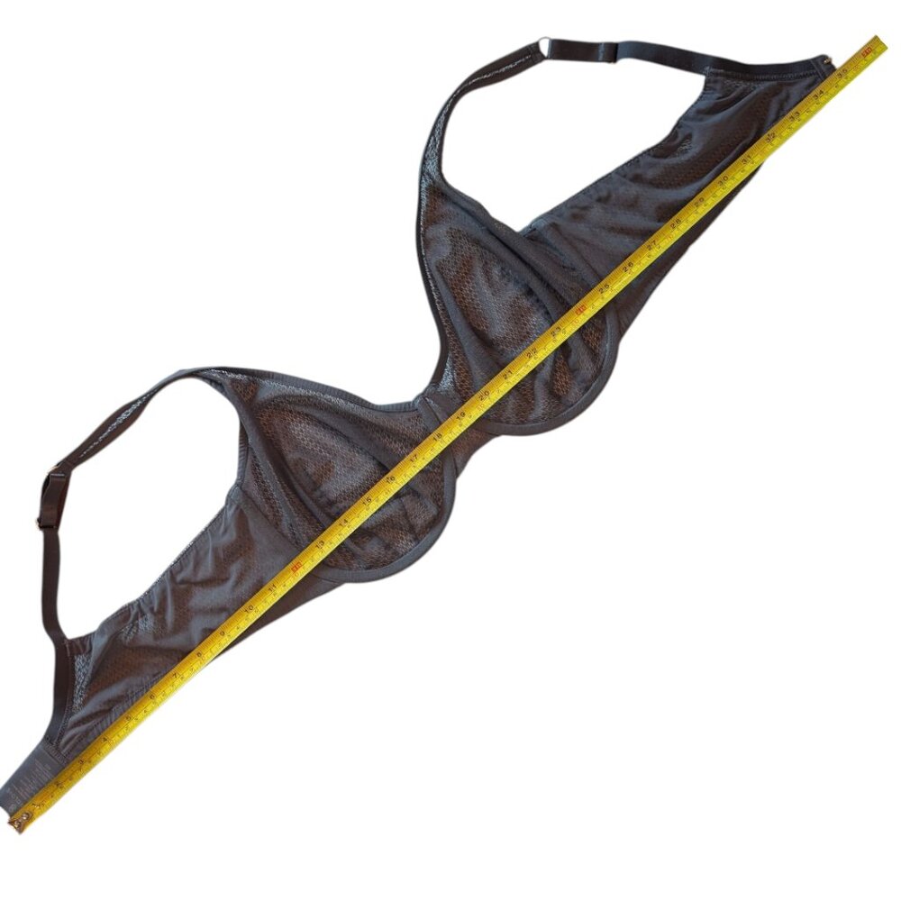 ThirdLove | Unlined Modern Mesh Scoop Bra | 42C | Dark Grey - Picture 8 of 9